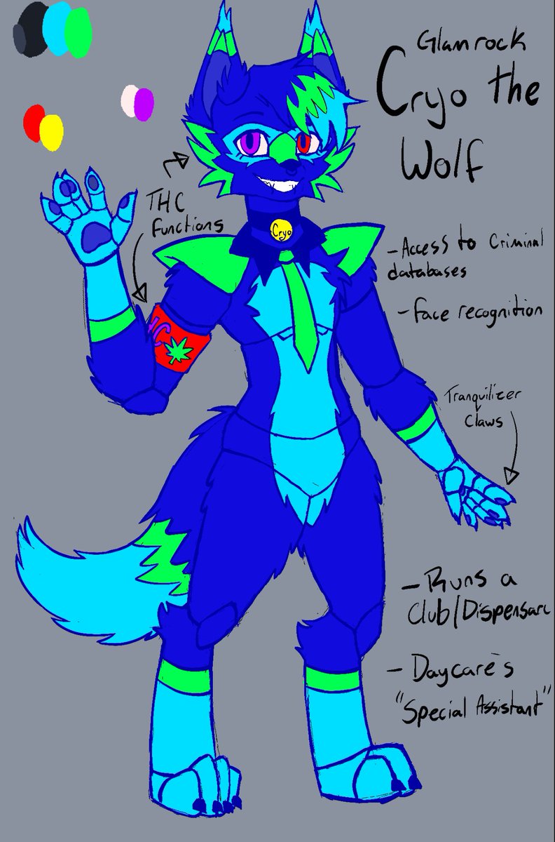 Cryo_TheWolf's tweet photo. Hey look it's a revamp of my Fnaf SB oc! :D #fnaf #fnafsb #fnafsboc #fnafoc #FiveNightsAtFreeddys #FiveNightsAtFreeddysoc https://t.co/HqASMOC8So