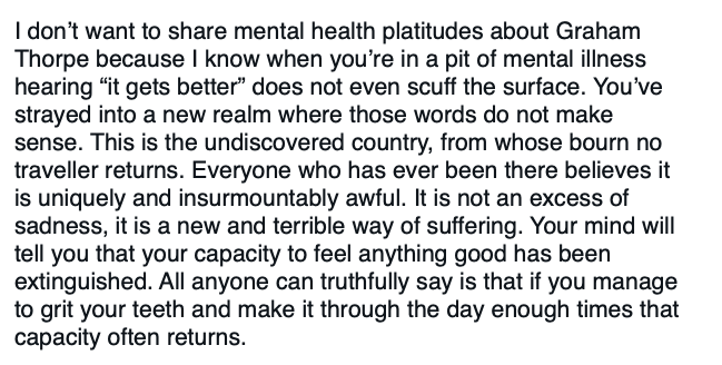 samwhyte's tweet photo. Wanted to share a thought about Graham Thorpe. https://t.co/kLclwrodCm