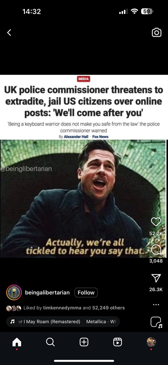 DeadwaterAZ's tweet photo. @metpoliceuk you ready to actually start this? I’ll give ya my address and you can come here first. Bring friends https://t.co/uJaZM5LAVN