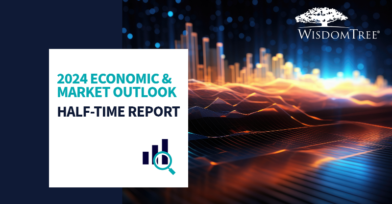 WisdomTreeFunds's tweet photo. Our 2024 Economic and Market Outlook Half-Time Report is out! Dive into key trends and forecasts from our thought leaders for the second half of the year.