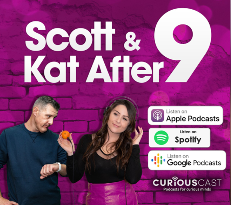 z1035hotmicfan's tweet photo. This is the new fan page for the #After9 Podcast with @KatCallaghan @ScottFoxonair! Remember that #After9 returns in September where they (like Kat said) will GO SO HARD! https://t.co/8XyWa3RVI8