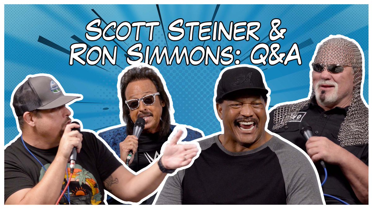 Check out our Scott Steiner &amp; Ron Simmons Q&amp;A from Music City Multi Con 2023! Subscribe to our YouTube Channel to stay up to date on all of our video releases.  #wrestling #wwe 

youtu.be/SOXbBDyIPsY