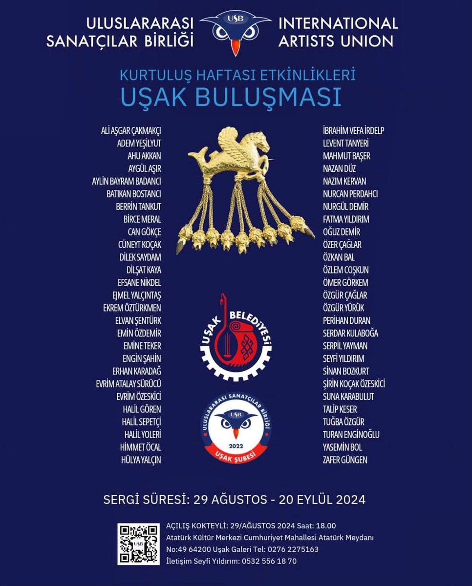 insancasanat's tweet photo. Ağustos ve Eylül’de iki sergimiz var duyurayım isterim,  belki giden olur gezmek ister, resim alır filan.. 
ilgilenenlere şimdiden teşekkür ederim. 
#Uşak #izmir #exbition #sergi #August #September #eylül #ağustos https://t.co/HYz227chnD
