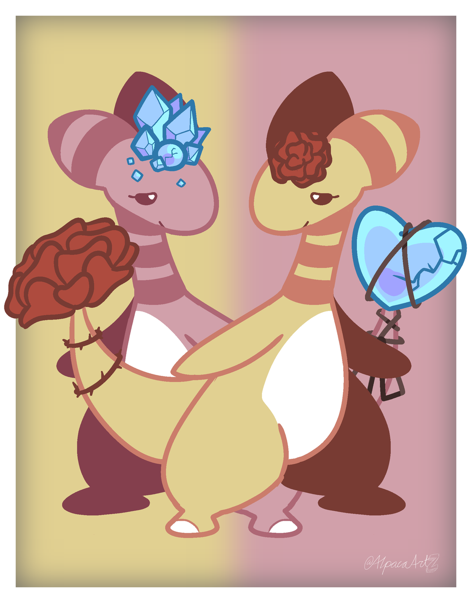 AlpacaArtz's tweet photo. Art Fight attack on @amph_ros 
THIS DESIGN IS SO SICK! I couldn't pick a version to draw so I just drew both <3 Amazing Ampharos design! https://t.co/0ppY2lLxh1