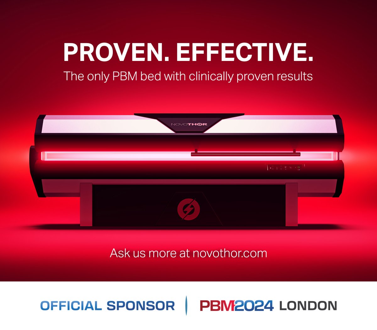 PBM2024 (@pbm2024) on Twitter photo We gratefully acknowledge NovoTHOR Whole Body Light Pod -  Official sponsor of PBM2024
Learn more at novothor.com We gratefully acknowledge NovoTHOR Whole Body Light Pod -  Official sponsor of PBM2024
Learn more at novothor.com