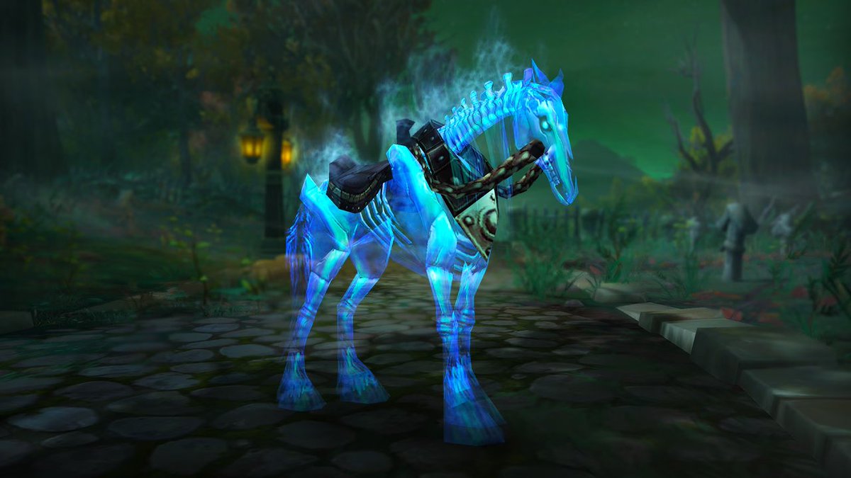 Wowhead's tweet photo. Twitch Drops are returning on August 26th with the Ghastly Charger mount!

#WarWithin #Warcraft 

https://t.co/hQISRyOaFn https://t.co/h6tKSXvEby