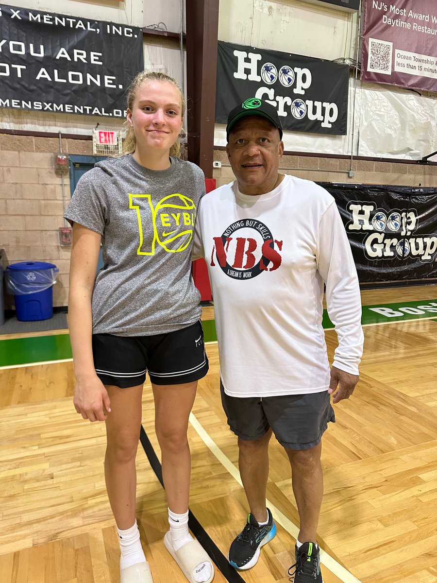 College coaches you better offer her now.. the size, the willingness to be coached.. the work ethic and personality at off the charts … reminds me of Addy Neymcheck… bullshit free zone and doesn’t need her ass kissed
