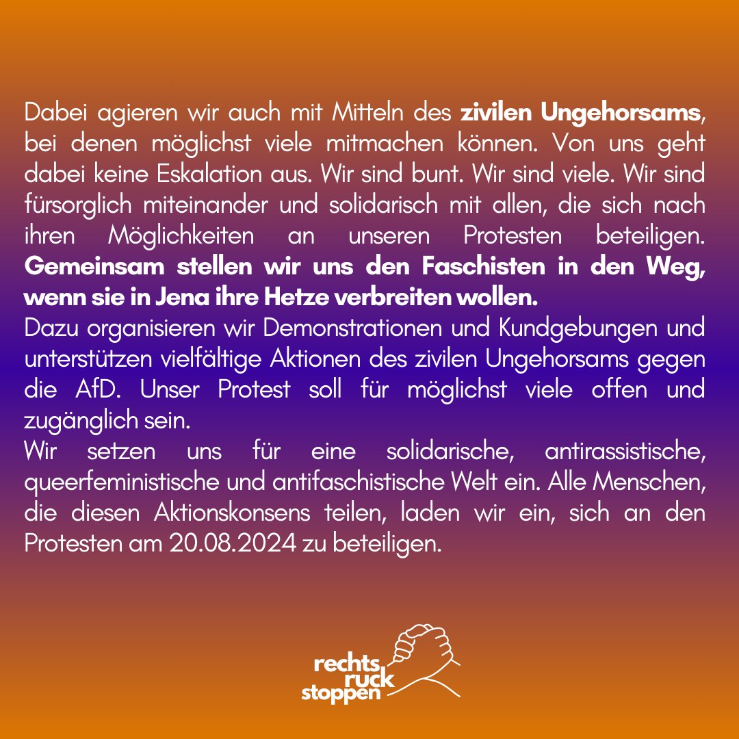 Rechtsruck stoppen tweet media