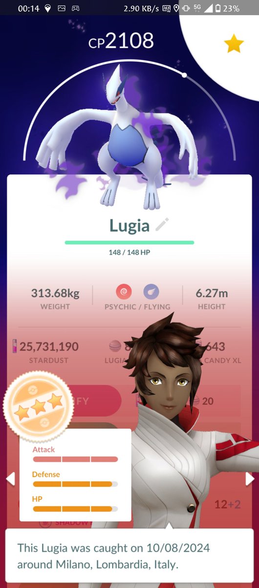 FusaroJohnny's tweet photo. First serious day I do in a rocket event and this is THE result.
But I will improve....found some shiny in the past few days ๐ฅณ
#Pokemon #PokemonGOApp #RocketEvent https://t.co/U38IHNfy8a