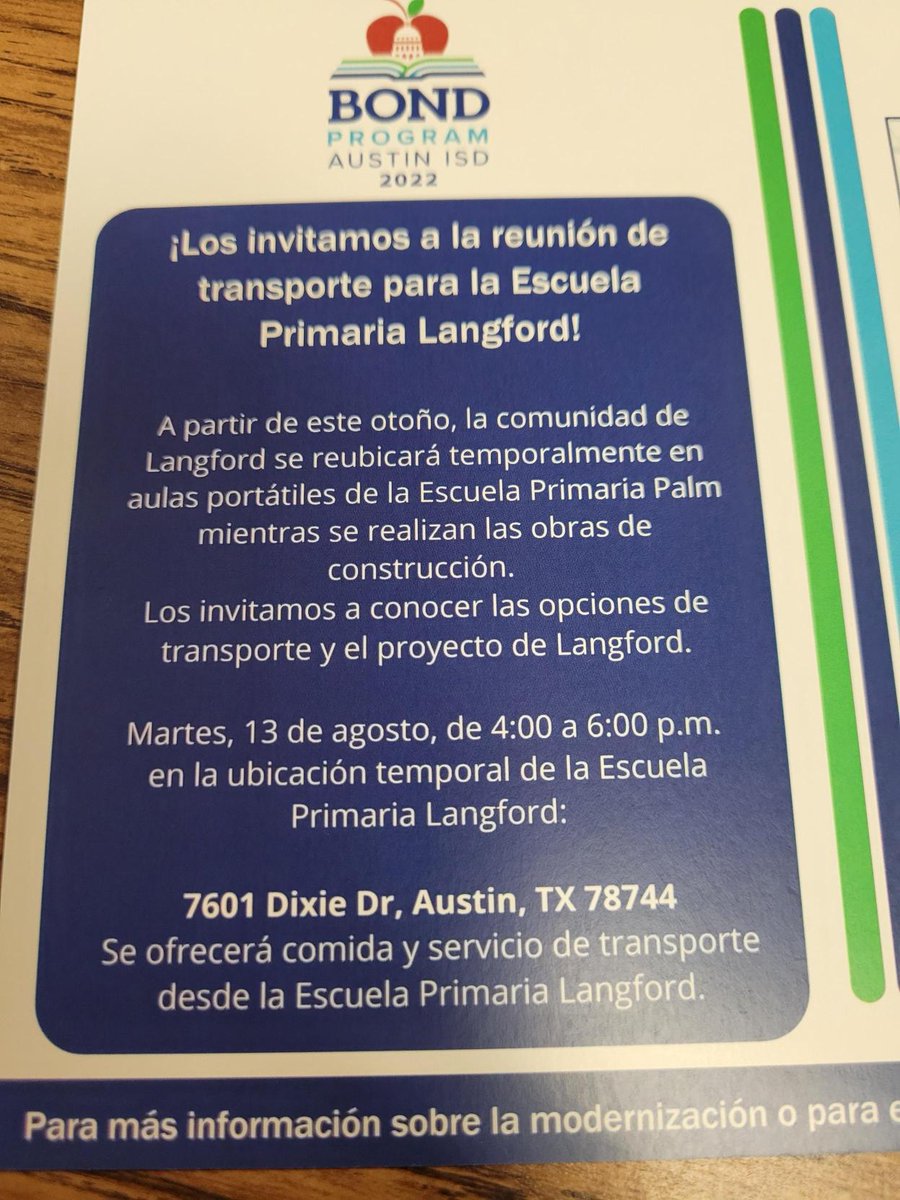 TheLeopardSpot's tweet photo. Transportation Open House 8/13 from 4-6 in the Palm Elementary cafeteria. Come learn more about your transportation options this year.

Reunión de transporte el 13 de agosto, 4-6 en la cafetería de la escuela Palm. Ven a conocer más sobre tus opciones de transporte este año. https://t.co/MZhLjt1jPe