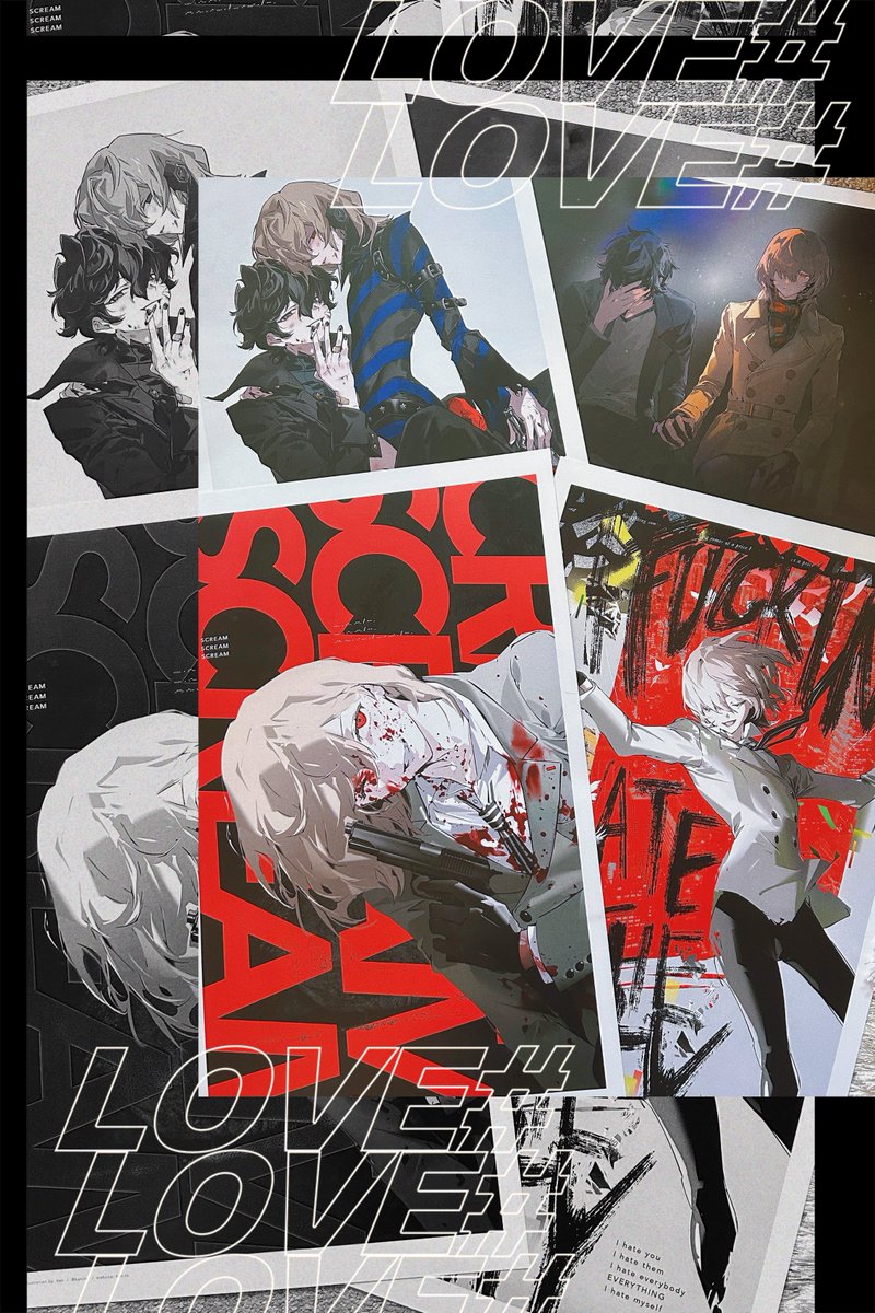 New prints for #AnimeNYC 

#shuake #p5r 