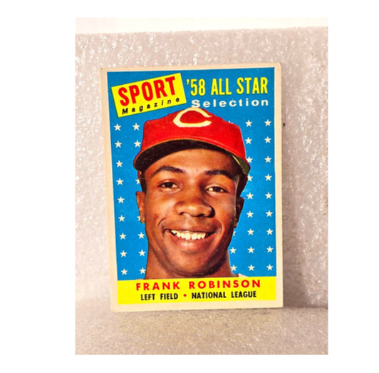 eSportsTrainer1's tweet photo. Frank Robinson Baseball Card 1958 - Click Here https://t.co/9EdAfhpmXS

#baseball #vintage #sports #collectibles #investment https://t.co/cS9uRY1zHR
