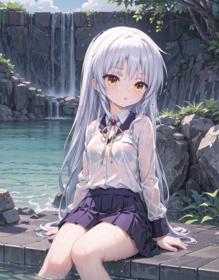 Leivonens's tweet image. 天使と死後の世界の夏🏝️
#立華かなで #かなで #天使 #angelbeats  
#エンジェルビット #kanade #Key