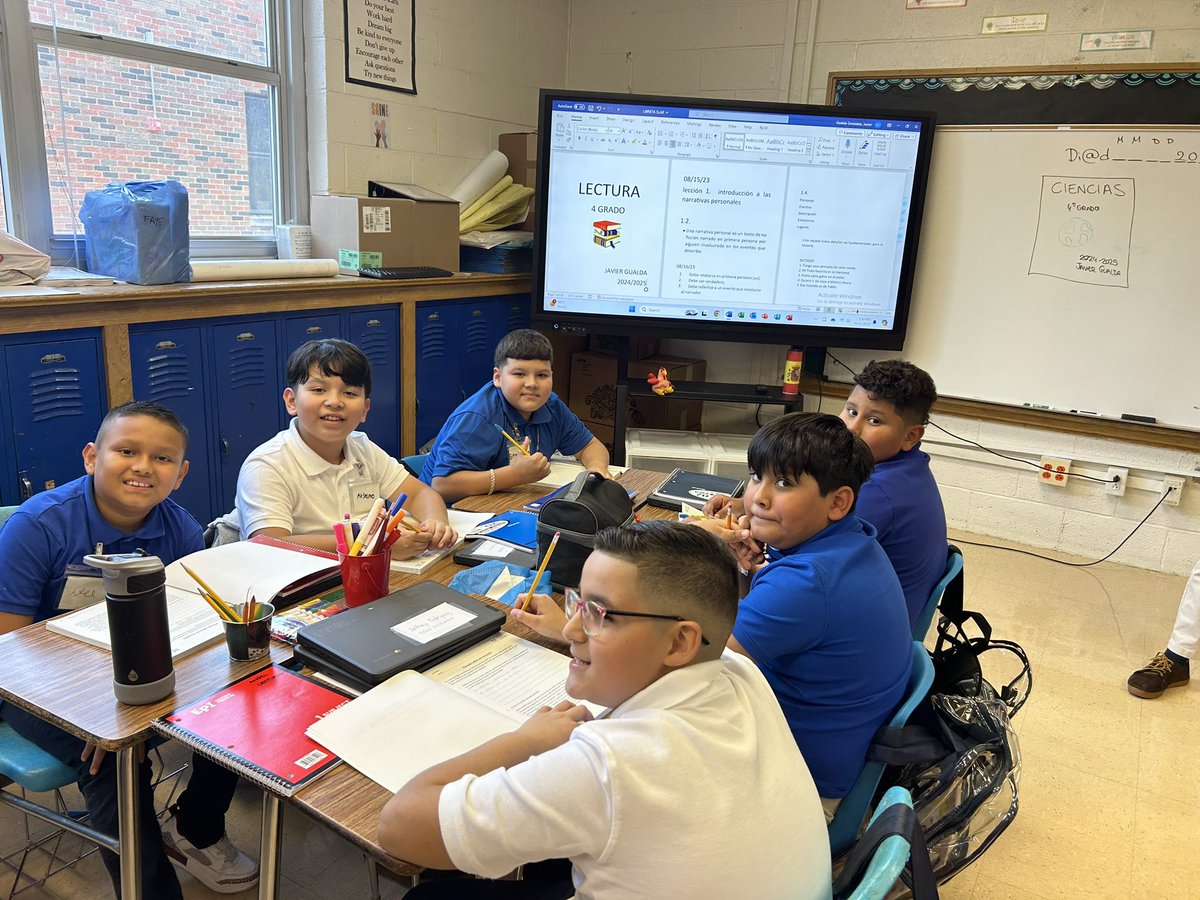 j_jhusband's tweet photo. What a great start to our school year! Students and teachers were excited, great instruction was happening, and we were making it happen! https://t.co/mIYTtWbkGS