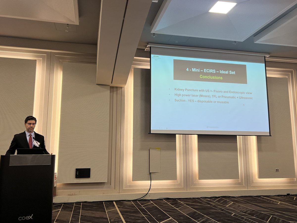 <a href="/VicentiniUro/">Fabio Vicentini 🇧🇷</a> conclusions is suction have arrived to stay in #MiniPCNL at #WCET24