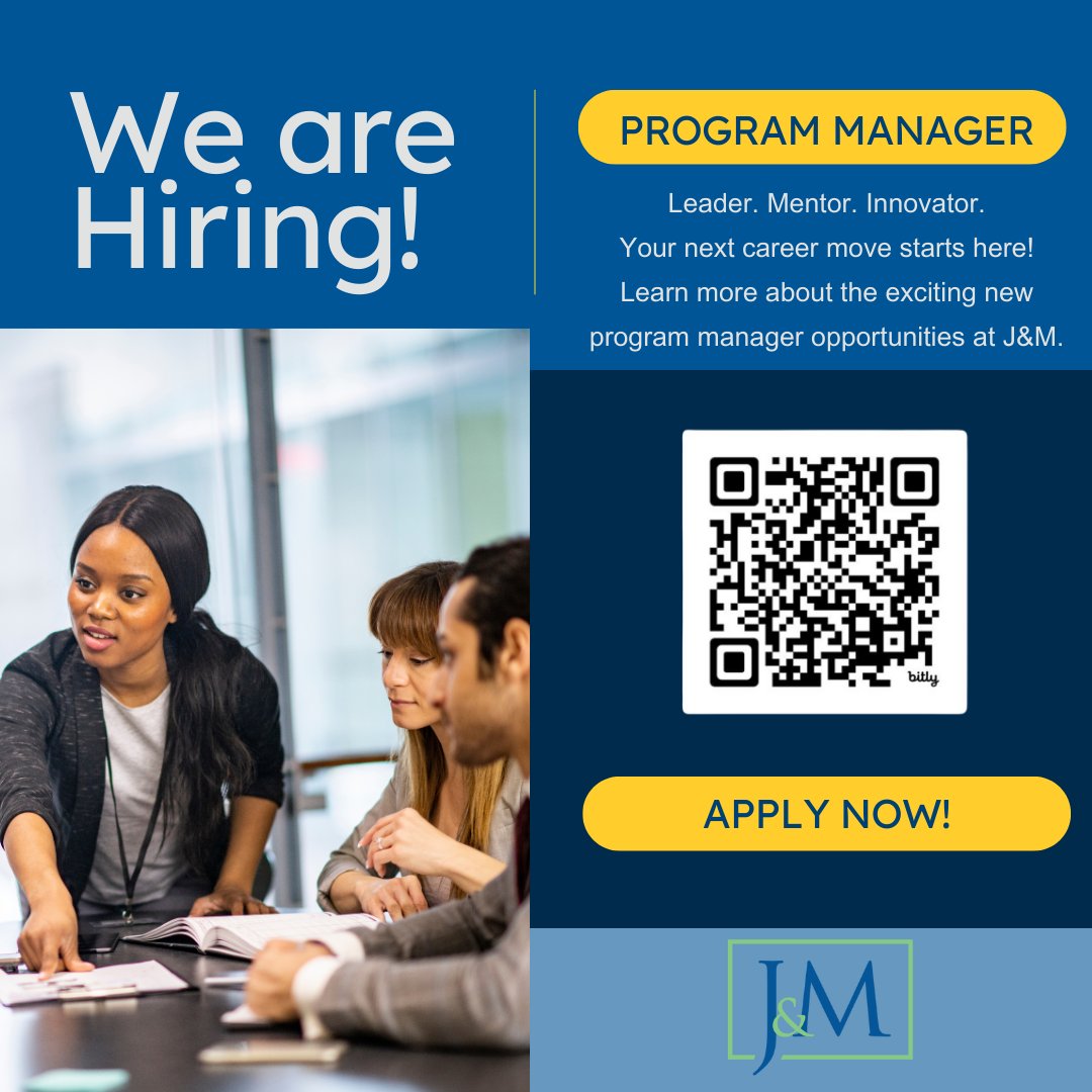 Are you a PM with a knack for juggling deadlines, mentoring a rockstar team, and sparking innovation? Ready to lead with passion, precision, and a dash of fun? If so, let’s make things happen together! Learn more at bit.ly/jm-pmrd
