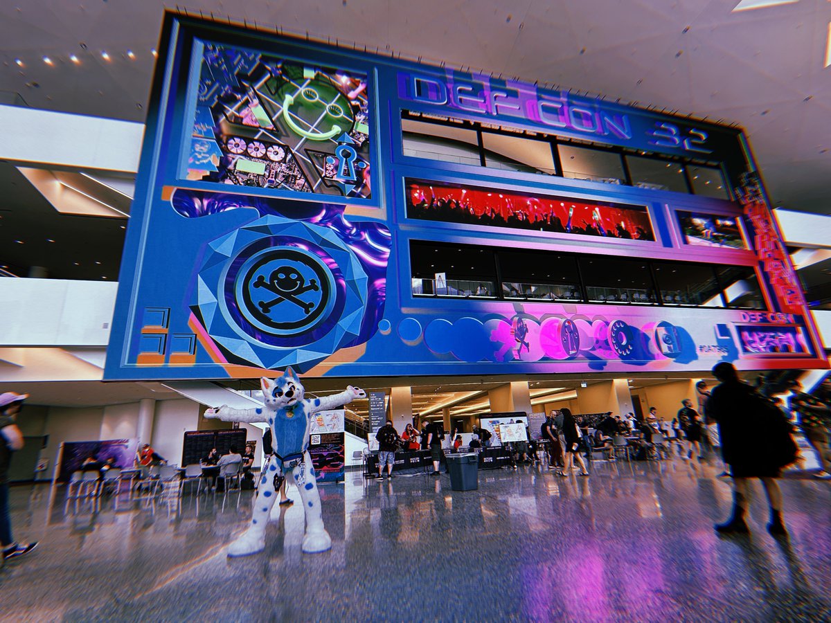 Luke Spots 🔜 LVFC (@luke_spots) on Twitter photo First #DEFCON was a blast! Props to all the folks who made it a great time :)
<a href="/DCFurs/">DEFCON Furs | Moved to BSky dcfurs.com</a> <a href="/defcon/">DEF CON</a> #defcon32
🐶: <a href="/BattitudeStudio/">Battitude 🦇🪡</a> First #DEFCON was a blast! Props to all the folks who made it a great time :)
<a href="/DCFurs/">DEFCON Furs | Moved to BSky dcfurs.com</a> <a href="/defcon/">DEF CON</a> #defcon32
🐶: <a href="/BattitudeStudio/">Battitude 🦇🪡</a>