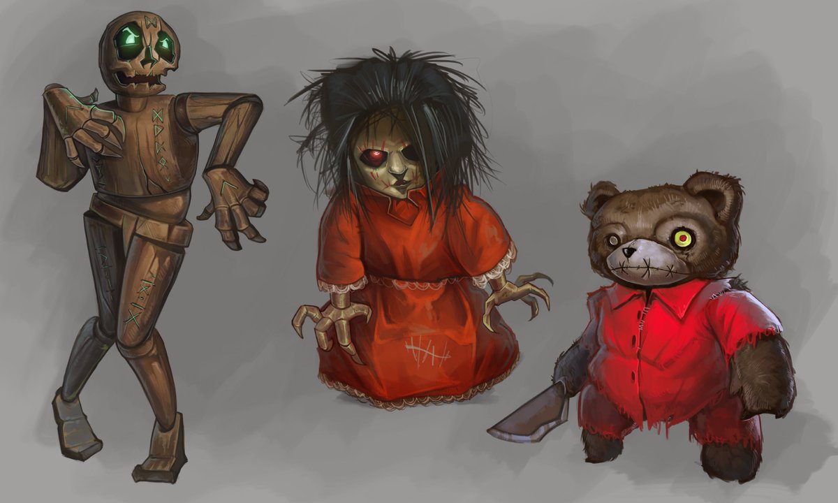 belcevaleksei's tweet photo. Spooky toys. (Just a visison of random scary toys)
.
#2d #digitalart #spooky #spookytoys #conceptart #gameart #randomstuff #gamedev #charachterdesigns #boardgames https://t.co/Sjecji11Jm