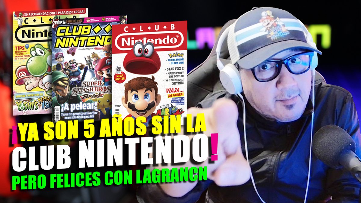 ¡5 años sin Club Nintendo, pero felices con LaGranCN! Nuevo #CNvideo con algunos apuntes que vale la pena recordar. #MundoNintendo 
▶️ youtu.be/6YGP3dLZ1WE