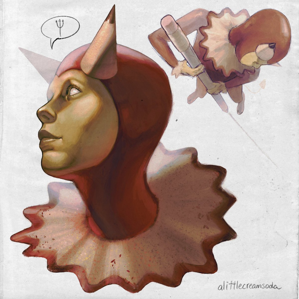 my art block demon  #oc