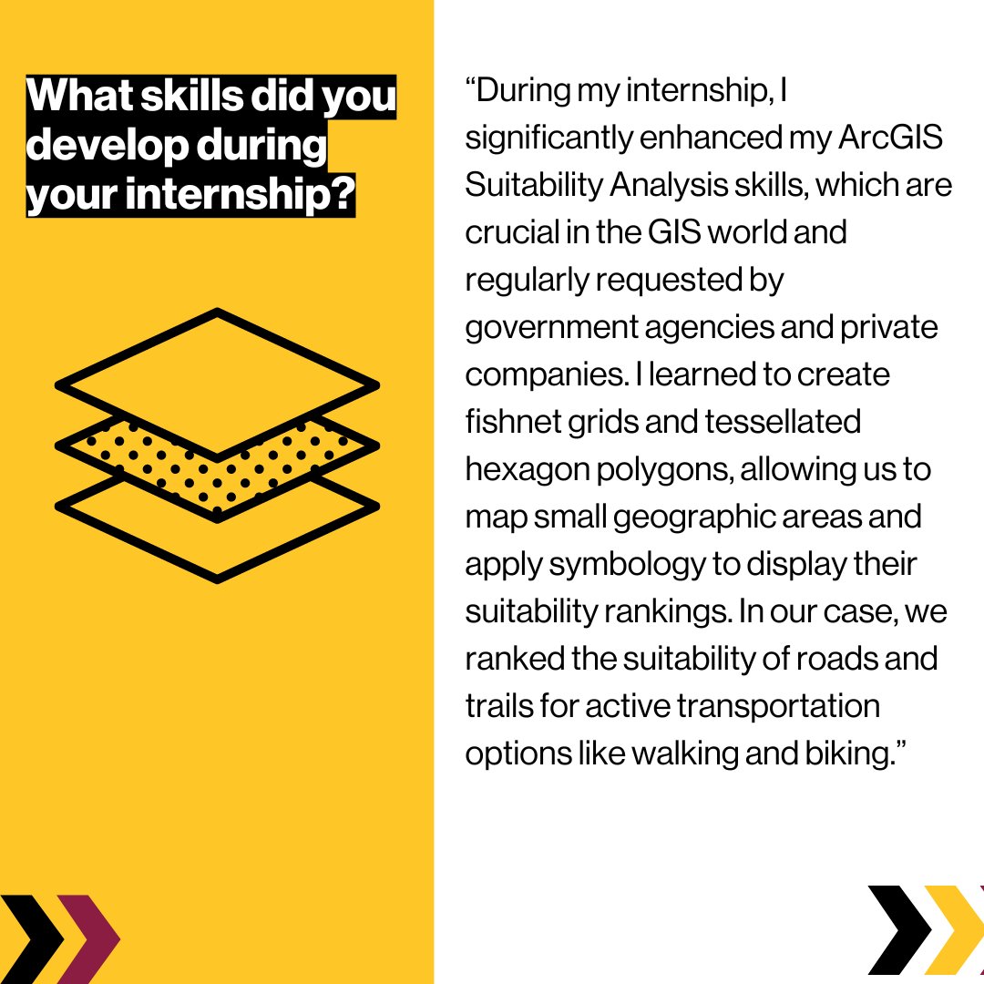 ASU_SGSUP's tweet photo. 👋 Meet Clayton, a recent #SGSUP alum with a BS in #GIS!
➡ Swipe to learn more about his experience as a GIS Support Intern for @FiveCountyAOG.
💡Learn how to translate your #internship hours into course credit here: https://t.co/UwrFK3BOpM
#ArizonaStateUniversity #ASU https://t.co/eZ94eXfLbd