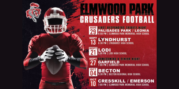 EPPSNJ's tweet image. Elmwood Park Crusaders. Football