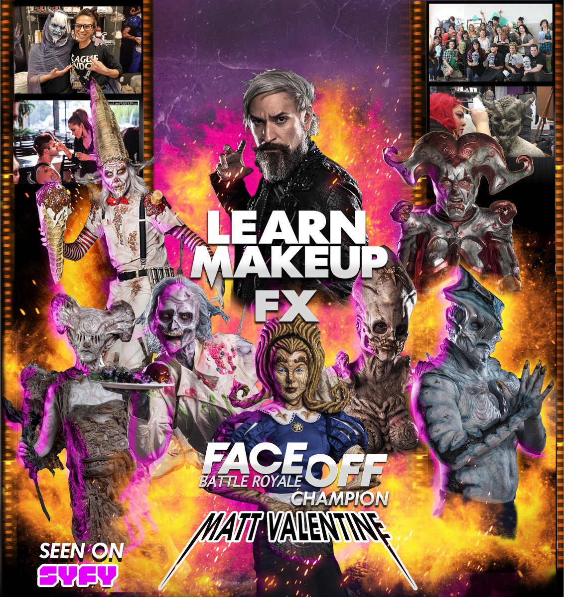 It’s been 5 years but I am now once again teaching all new makeup workshops!

For tickets and info visit globalfearenterprises.com