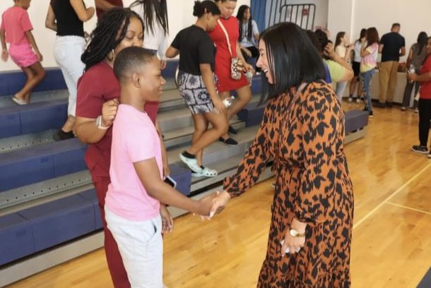 EvelynNunez608's tweet photo. Spent the afternoon meeting parents &amp; students from Esperanza Academy.  Was blown away by the enthusiasm about the return to school!  We are well on our way for the welcoming of new staff this week, all staff next week and then….. the welcoming of our V.I.P’s-  OUR STUDENTS!!!! https://t.co/qrOuvJcpep