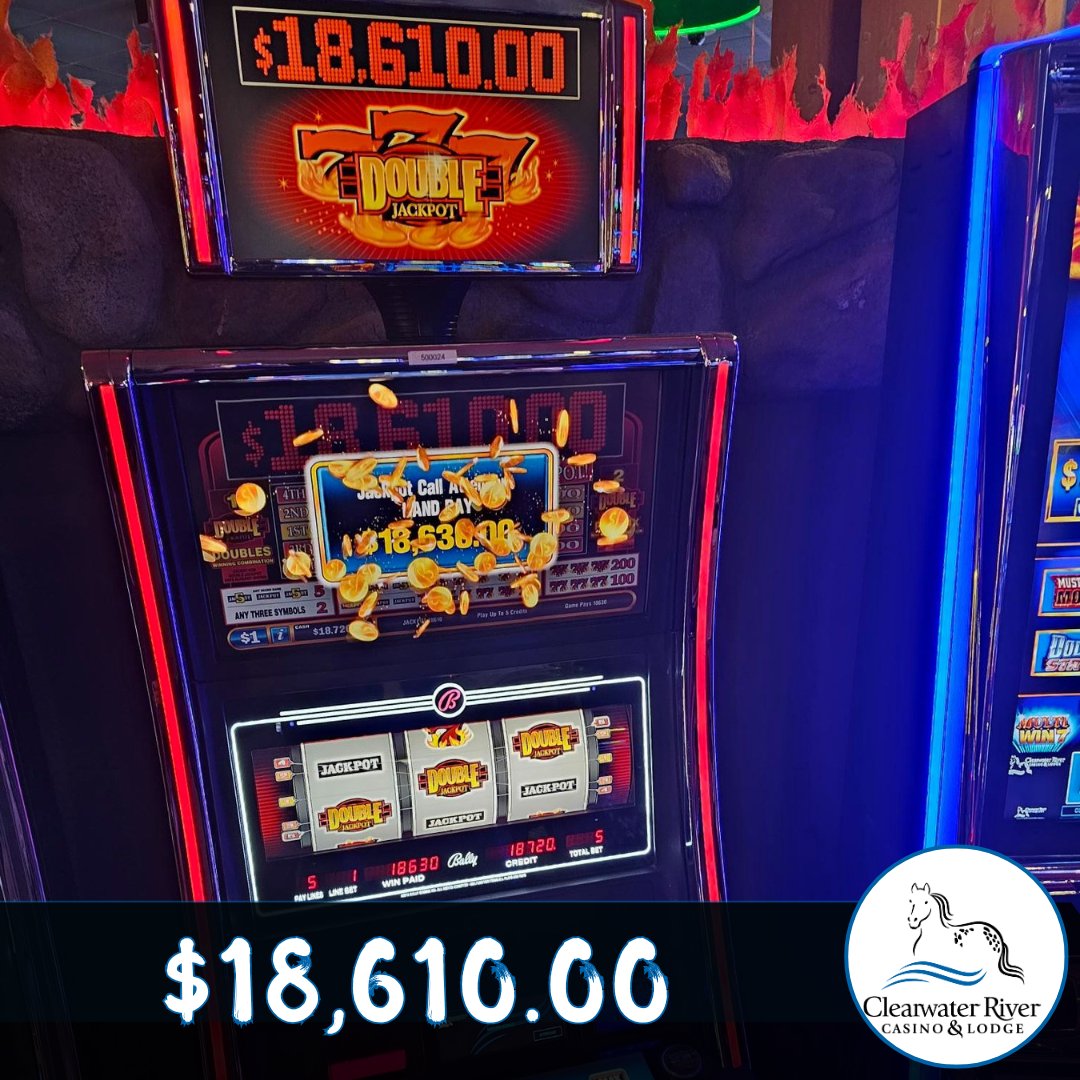 Someone had a weekend to remember! 💸🎉🎉🎉

#congrats #clearwaterrivercasino #lewistonidaho #centralidaho