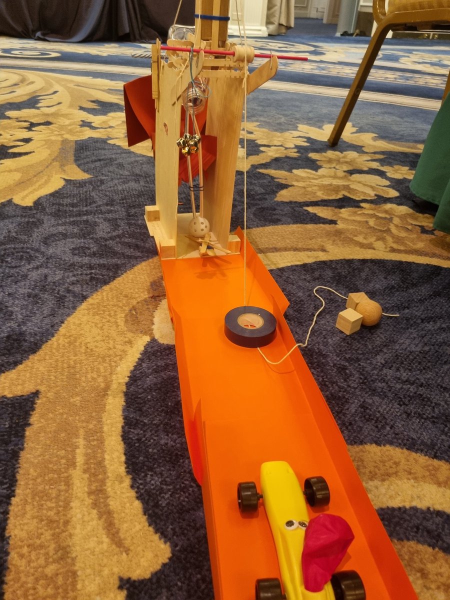 miconda's tweet photo. Today's @cluecon 2024, the #FreeCYCLE challenge: The Achterbahn - missed target by a bit, getting the 2nd prize for the machinery https://t.co/lLkSXxMPeM