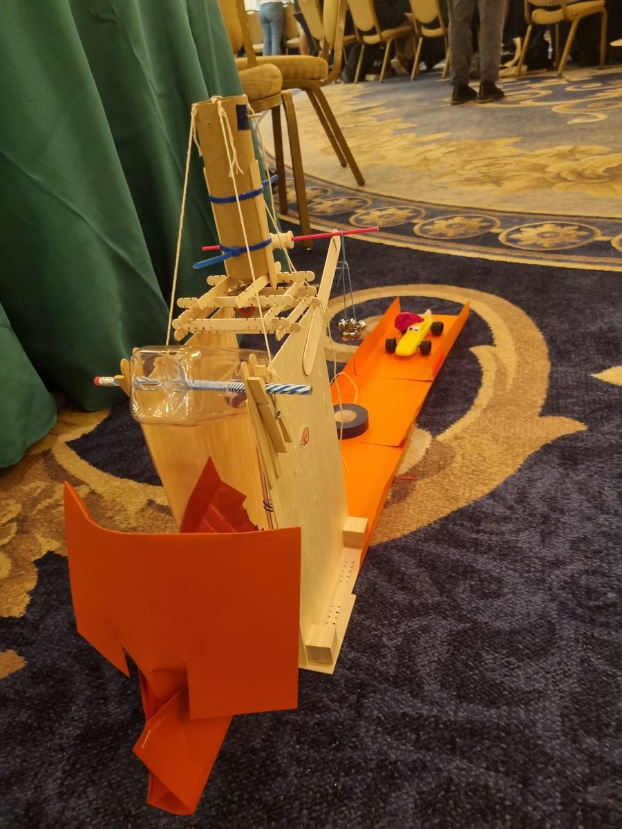 Today's <a href="/cluecon/">ClueCon</a> 2024, the #FreeCYCLE challenge: The Achterbahn - missed target by a bit, getting the 2nd prize for the machinery