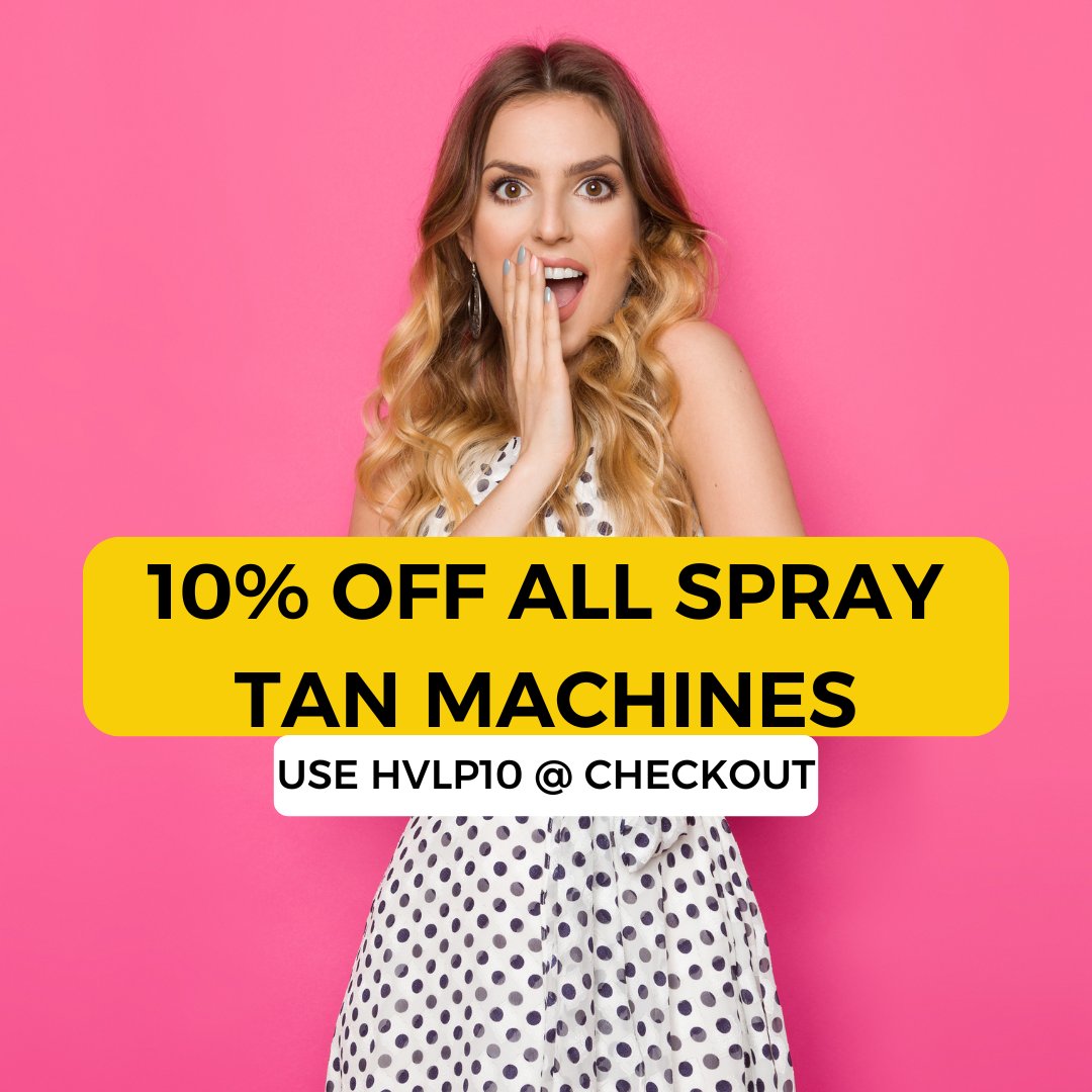 Get 10% Off All Spray Tan Machines – Achieve Professional Results with top brands like Fuji, Norvell, and Apollo artesiantan.com

Available at an unbeatable 10% off for a limited time!
