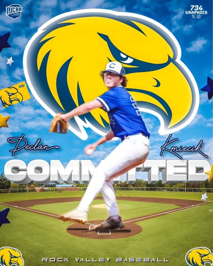 Declan Kmiecik (@declankmiecik) on Twitter photo I’m excited to announce that I will be furthering my academic and athletic career at Rock Valley. I’d like to thank God, my family, friends, coaches, teammates, and everyone else who helped me along this journey. <a href="/ChicagoELITE18u/">Brian Forystek</a> <a href="/CelticBASE/">Providence Catholic Baseball</a> <a href="/GoldenEagleBSBL/">Rock Valley College Baseball</a> <a href="/POMalley_NCSA/">Pat O'Malley</a> I’m excited to announce that I will be furthering my academic and athletic career at Rock Valley. I’d like to thank God, my family, friends, coaches, teammates, and everyone else who helped me along this journey. <a href="/ChicagoELITE18u/">Brian Forystek</a> <a href="/CelticBASE/">Providence Catholic Baseball</a> <a href="/GoldenEagleBSBL/">Rock Valley College Baseball</a> <a href="/POMalley_NCSA/">Pat O'Malley</a>