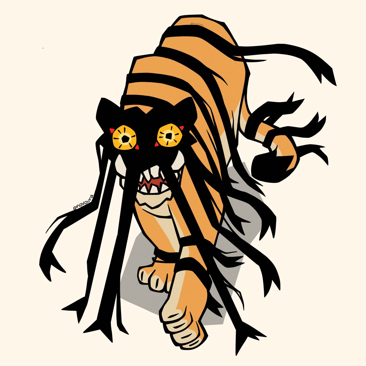 NovouraTV's tweet photo. I decided to try to draw the #Dreamtiger (inspired by @govy9807)! https://t.co/p7emMK7dAI