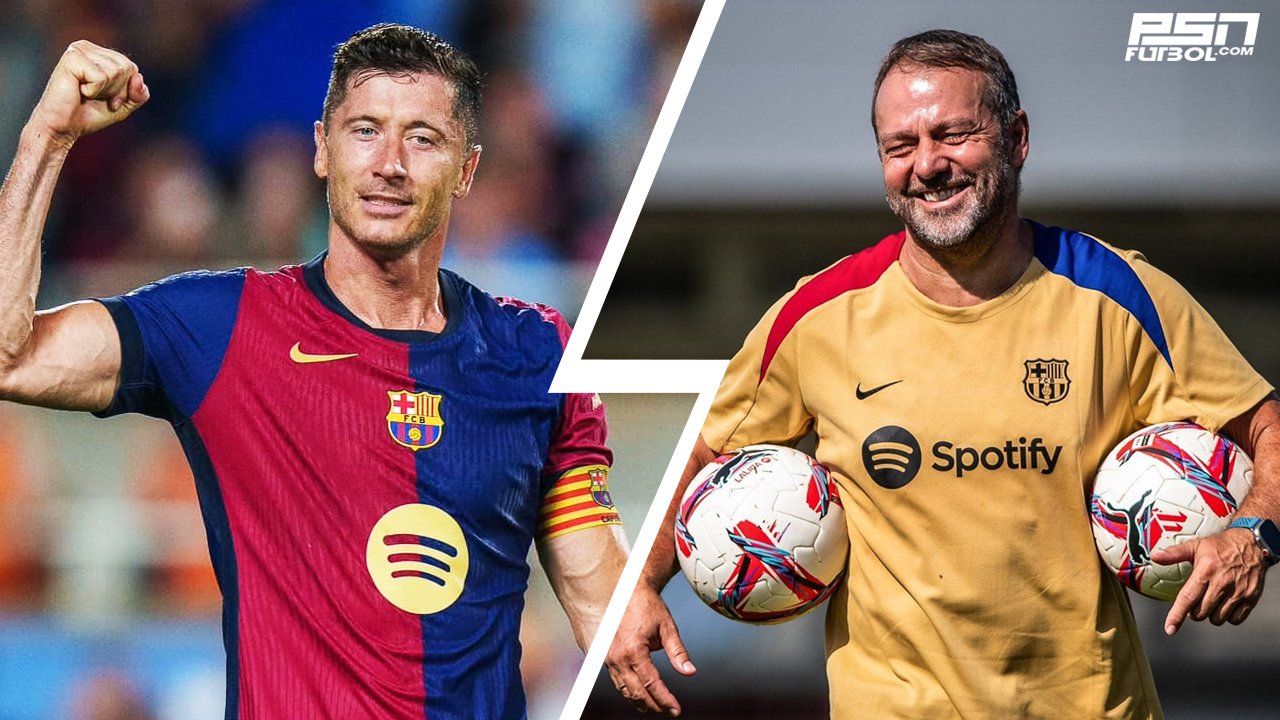PSN Futbol on X: "Robert Lewandowski is thrilled to work with Hansi Flick at FC Barcelona: 💬 "I'm very happy and satisfied with the opportunity to work with Hansi Flick again, this