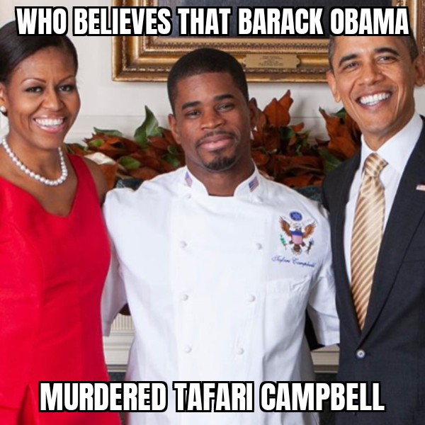 JDunlap1974's tweet image. Who believes that Barack Obama had something to do with his chef's murder?