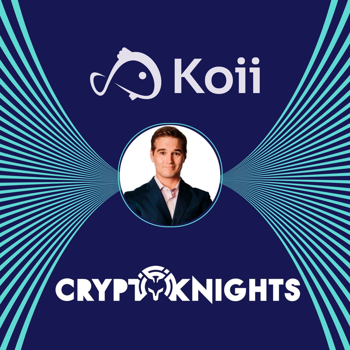 LeonardLevels's tweet photo. Who’s ready to see Koii founder and CEO @al_from_koii on the big screen?

@cryptoknightshq 👀 https://t.co/CmihgiNXeU