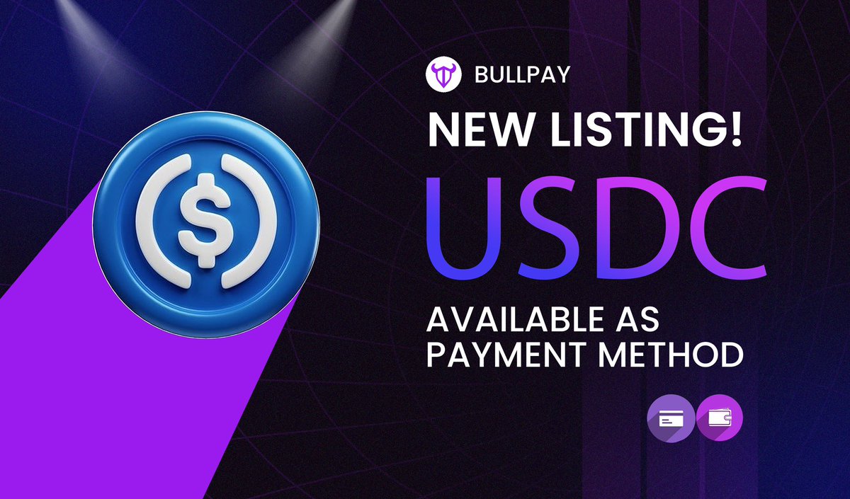 Bullpaydotfun's tweet image. $USDC - New Verified Listing on BullPay!

Sellers can choose to get paid with USDC💳

Built for rapid global payments and 24/7 financial markets, USDC is a regulated digital currency you can redeem 1:1 for US dollars.

Sell content, services, digital products, tickets, premium…