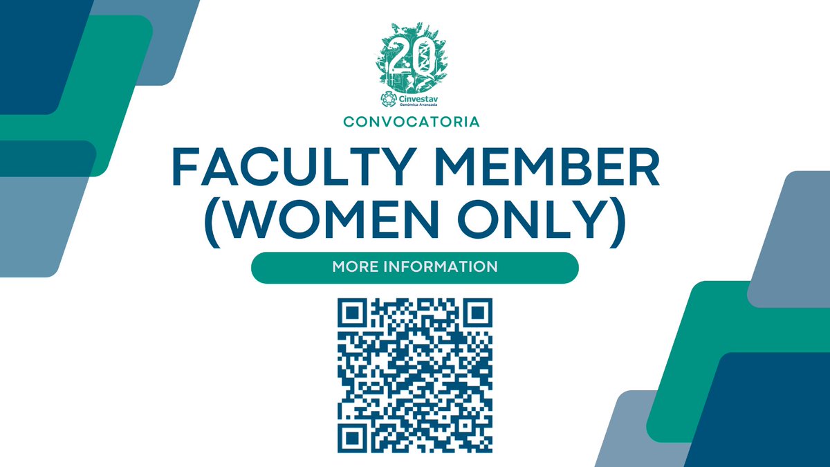 uga_langebio's tweet photo. 🚨OPEN POSITION🚨
Principal Investigator/Faculty Member (Women only) Cinvestav UGA-Langebio, Irapuato, Mexico.

#Academic #jobs https://t.co/AgwVysFbsf
