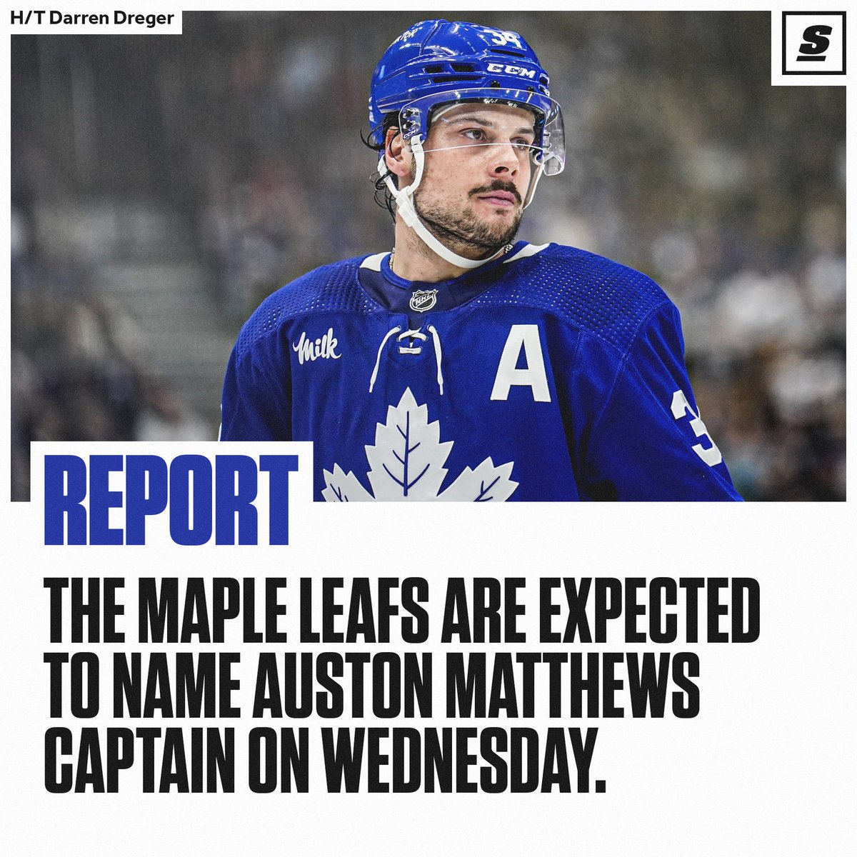 AUSTON MATTHEWS - THE 26TH CAPTAIN IN MAPLE LEAFS HISTORY??? 🍁‼️ thesco.re/4dFmGPd