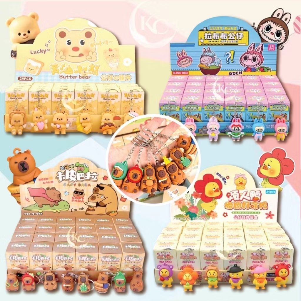 ลองดู พร้อมส่งจากไทย (ยกกล่อง 24 สุ่ม) กล่องสุ่มพวงกุญแจ ลายการ์ตูน 1 กล่อง บรรจุ 24 สุ่ม มีหลายแบบ พวงกุญแจการ์ตูน ในราคา ฿148 - ฿299 ที่ Shopee s.shopee.co.th/5AYrS4B8wo?sha…
