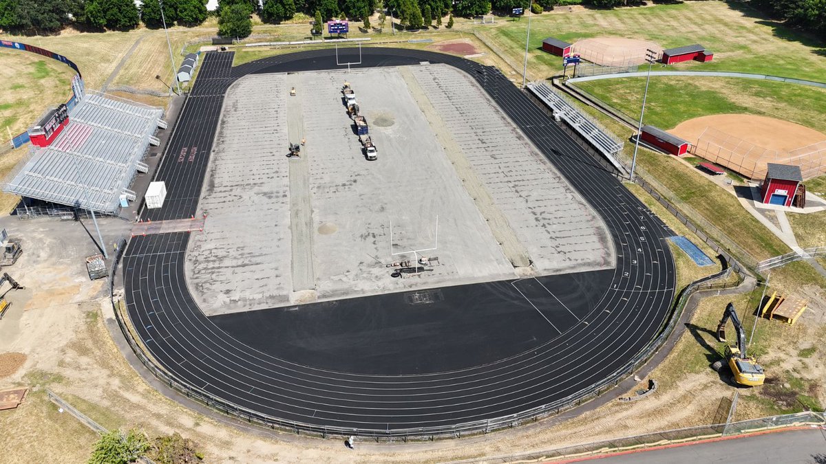As part of the 2022 Bond, Westview High School is undergoing exciting renovations! Say goodbye to the old football field as we pave the way for a new one, along with a new concession building and upgraded bathrooms.