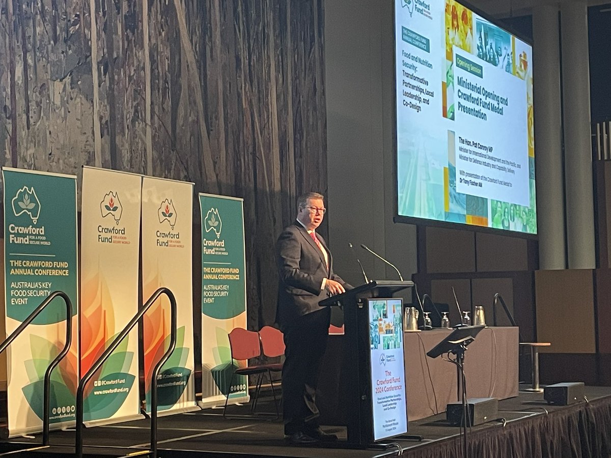 The Crawford Fund (@crawfordfund) on Twitter photo Opening our conference <a href="/PatConroy1/">Pat Conroy MP</a> <a href="/dfat/">Department of Foreign Affairs and Trade 🇦🇺</a> notes important position of our 30 years of conferences and bringing attention to today’s deeply relevant program #24CFConf <a href="/ACIARAustralia/">ACIAR</a> <a href="/CGIAR/">CGIAR</a> Opening our conference <a href="/PatConroy1/">Pat Conroy MP</a> <a href="/dfat/">Department of Foreign Affairs and Trade 🇦🇺</a> notes important position of our 30 years of conferences and bringing attention to today’s deeply relevant program #24CFConf <a href="/ACIARAustralia/">ACIAR</a> <a href="/CGIAR/">CGIAR</a>