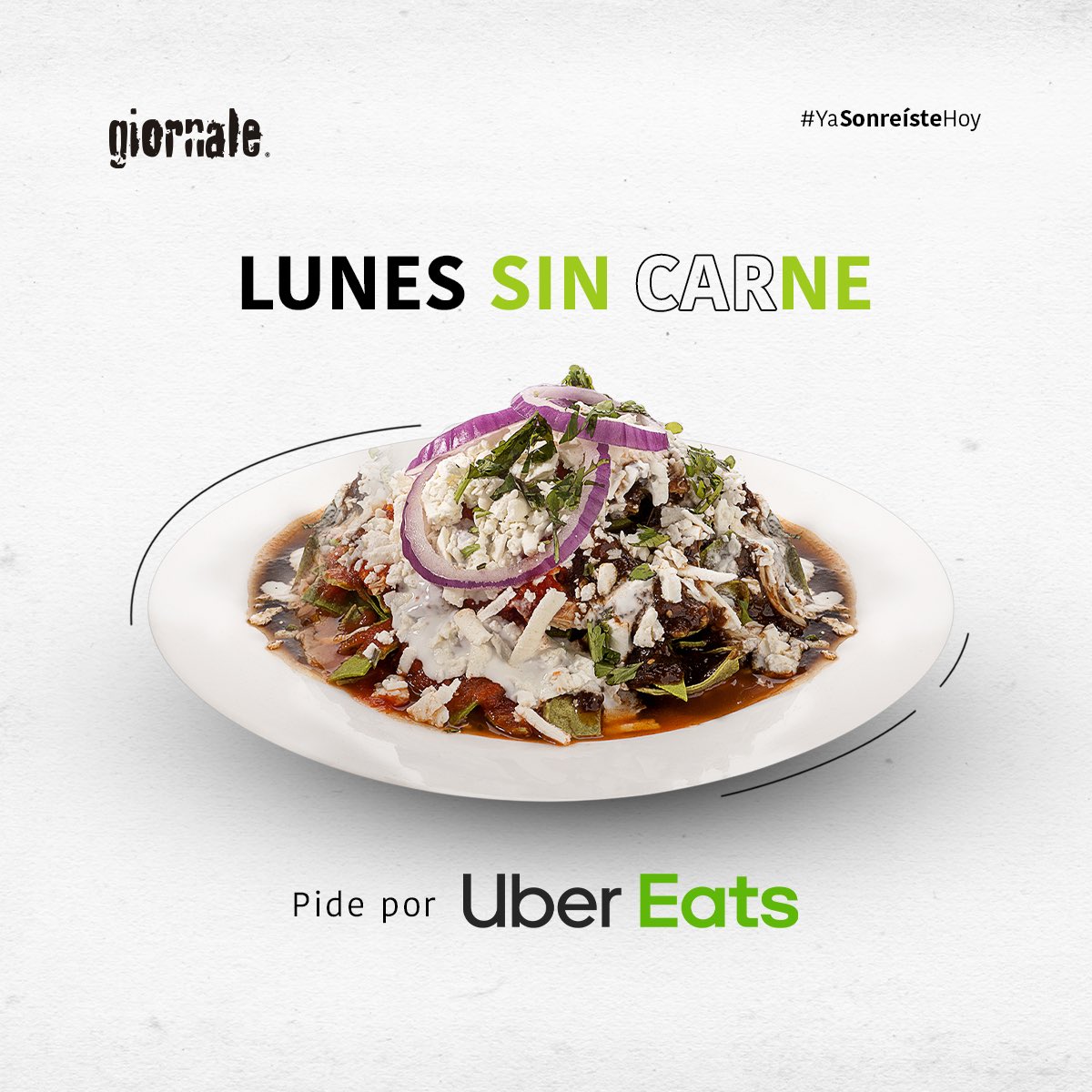 Este #LunesSinCarne es un buen día para que disfrutes de unos Chilaquiles Light con Deshebrada Better Balance. 
Visita tu Giornale más cercano u ordena por #UberEats. 

#YaSonreísteHoy