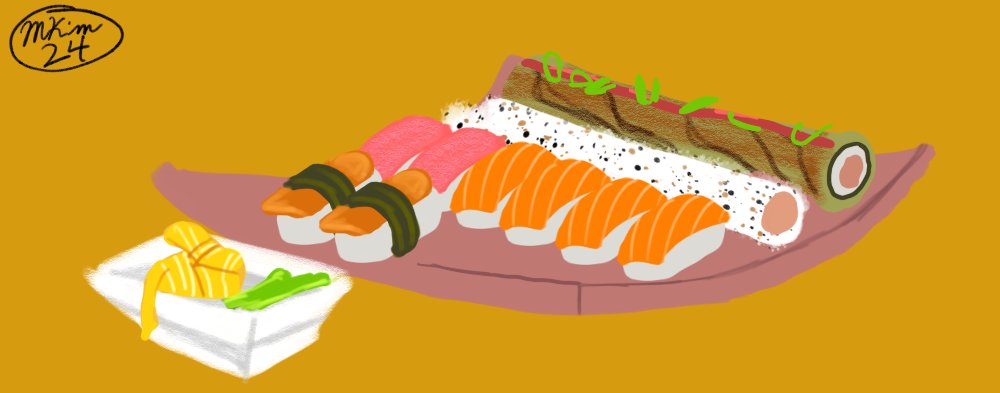 NewKrakerBox's tweet image. Plate of Sushi