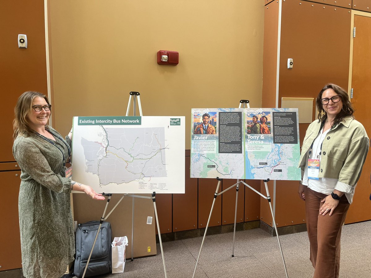 khoven's tweet photo. Washingtonians want better intercity transit. @wsdot’s Travel Washington program is one of the coolest initiatives in the state. 

The team shared at WSTA that they heard from residents who want better access to healthcare today &amp; want who want a green way to get across the state https://t.co/4IUchnDQin