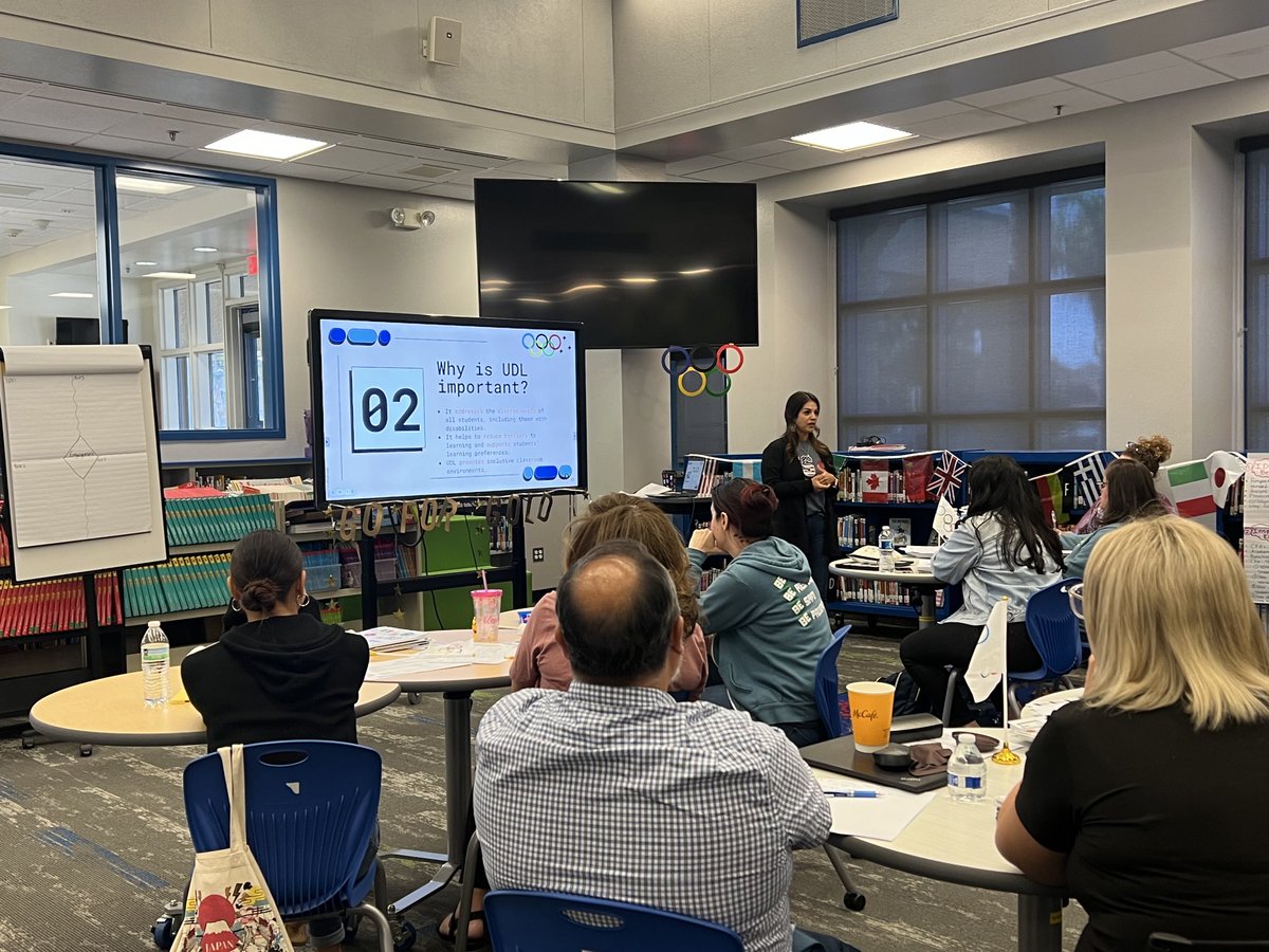 So proud and inspired by our Instructional Coach, Mrs Santos, and her presentation on UDL!
Her work and leadership are essential components of our success and I am confident that we will see excellent results!
Thank you MLRES and Mrs Santos for your dedication to our students!