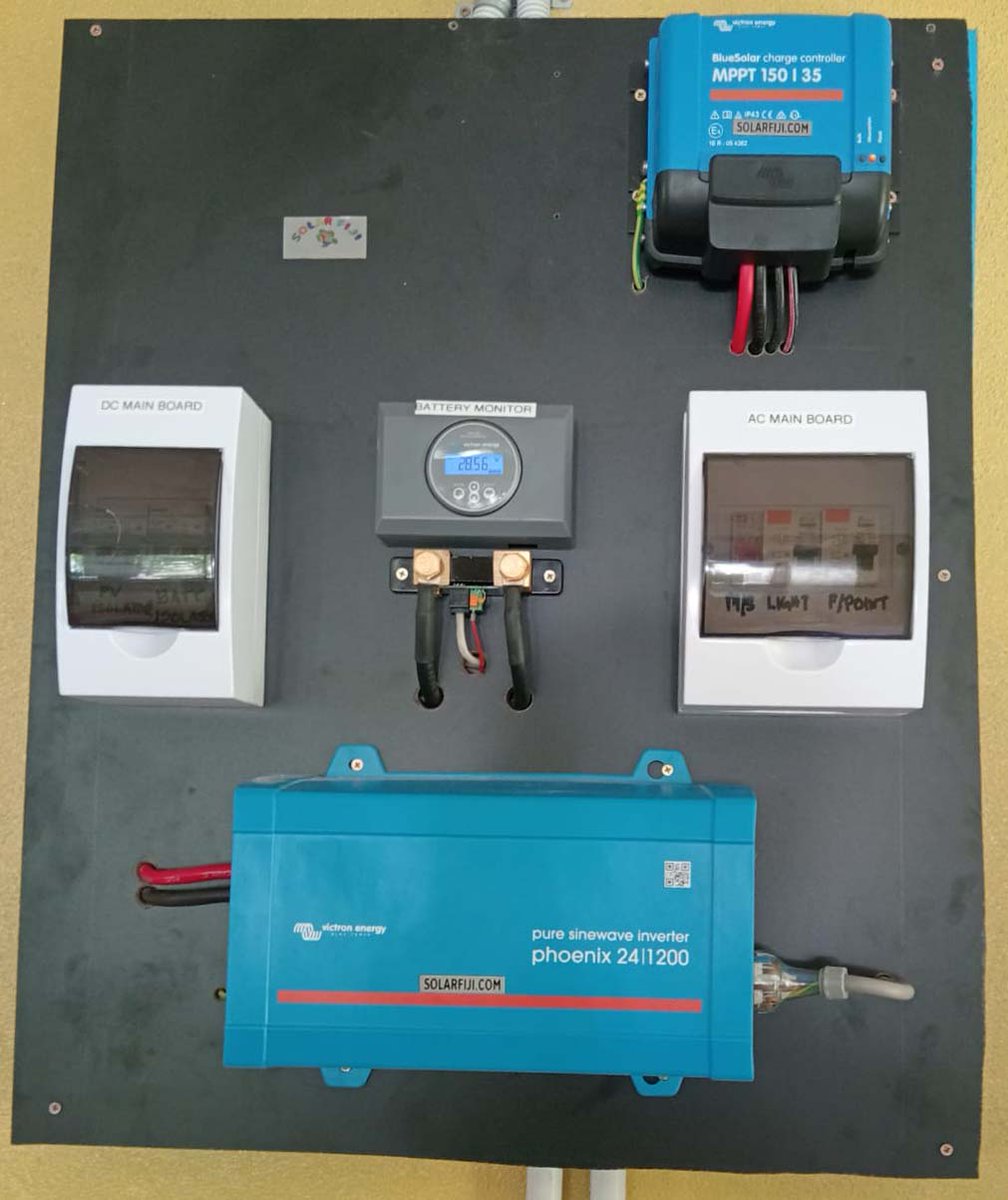 SolarFiji's tweet image. 1.32kWp Offgrid Solar System in Itui'u, Rotuma
solarfiji.org/offgrid-solar-…
#solarfiji  #victronenergy  #Phonosolar #rotuma #Fiji #fijiislands  #residentialprojects #renewablenergy #solarenergy #solar  #offgridsolarsystem