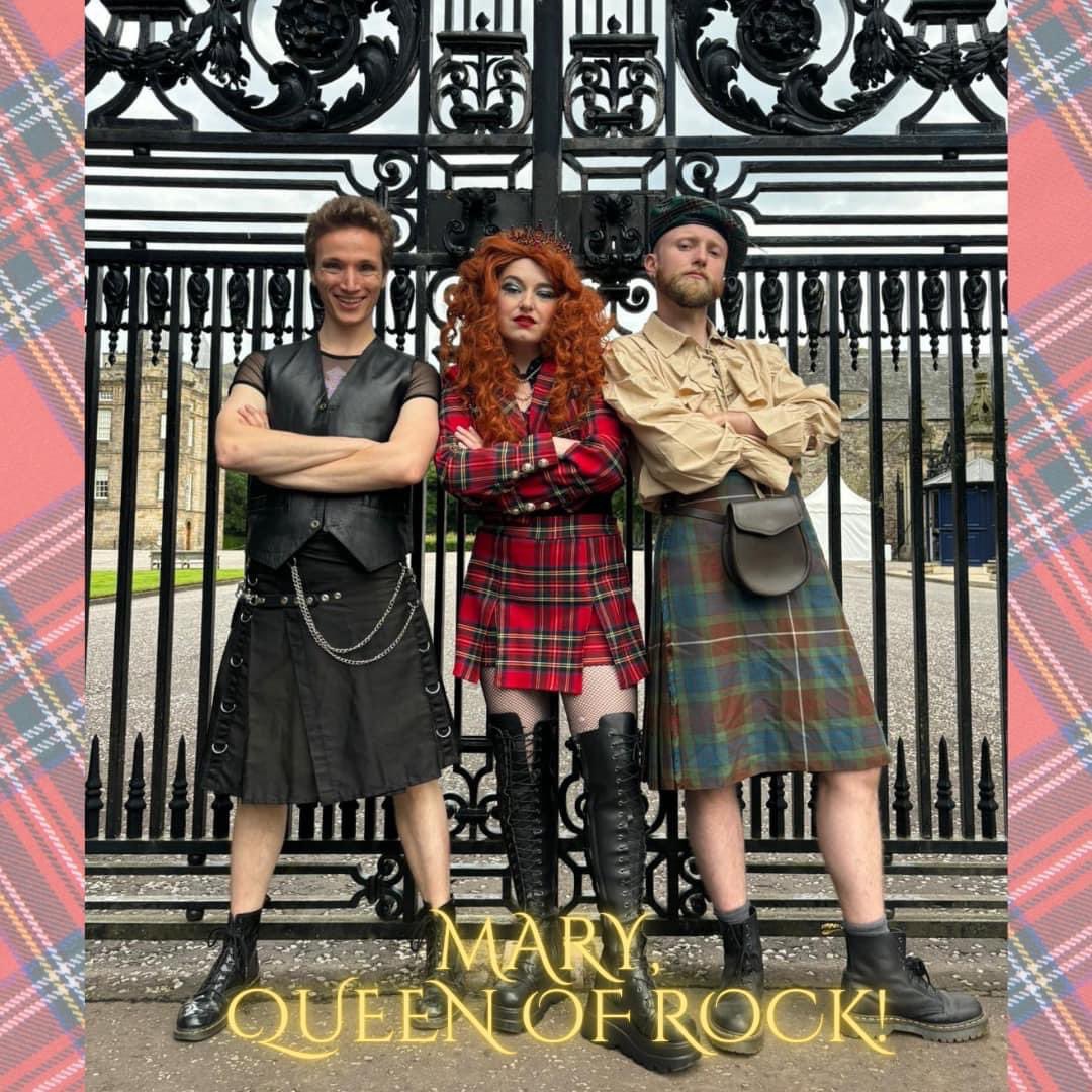 Well, #maryqueenofscots 👸🏻as Mary Queen of Rock 🎸🎤 rocks! Fabulous interpretation of Mary’s life and the people in it. Go see it - only 11 nights left! @prettyknickersproductions <a href="/ARedinburgh/">Assembly Rooms Edinburgh</a> <a href="/edfringe/">Edinburgh Festival Fringe</a>