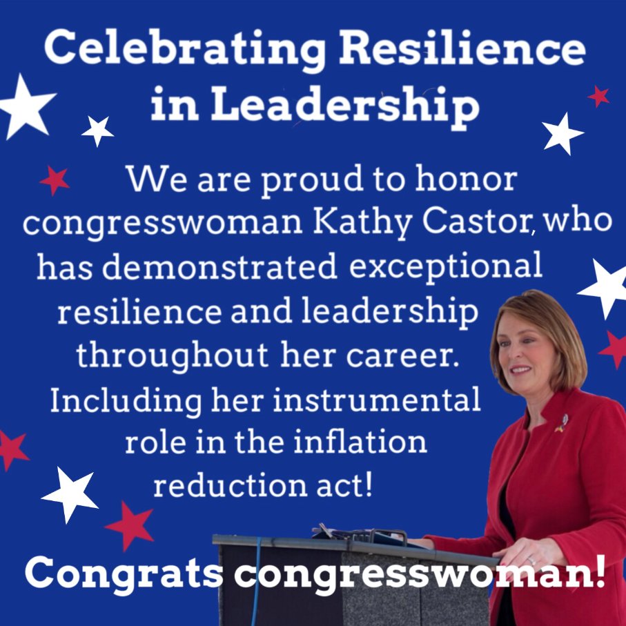 Join us in celebrating congresswoman Kathy Castor’s dedication to Resilience. Congratulations on being a Resilience Award Recipient congresswoman! #SEL #Resilience #Selprograms #learningtools #mylearningtools #SELENA #socialemotionallearning #ResilienceReward #Leadership